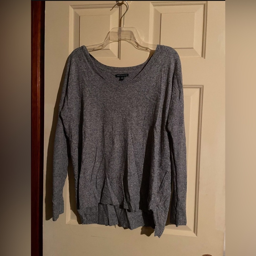 American Eagle Outfitters Gray Knit Sweater